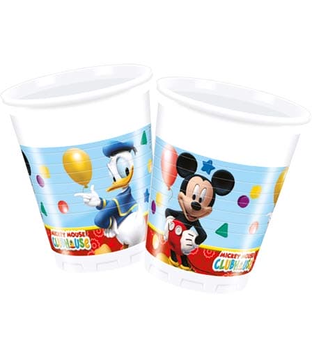 (image for) Playful Mickey Plastic Cups 8pk