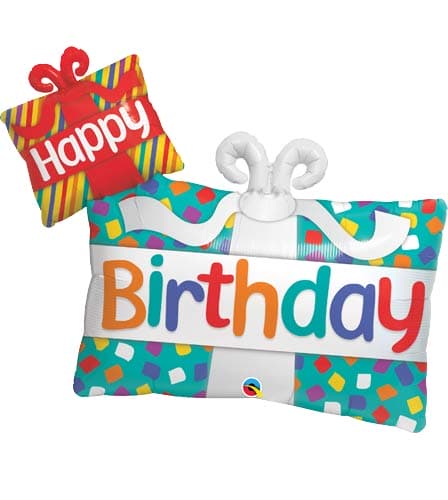 (image for) Happy Birthday Presents Supershape Balloons