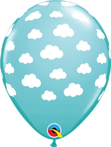 (image for) 11" Fluffy Clouds Latex Balloons 25pk