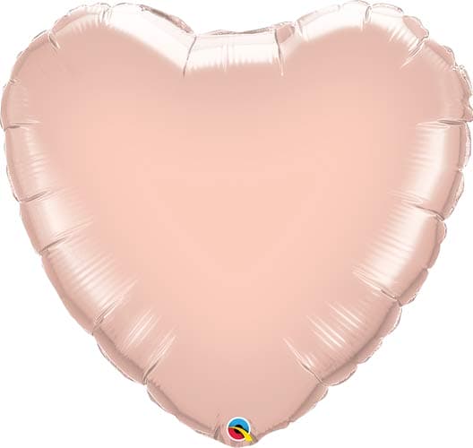 (image for) 36" Rose Gold Heart Foil Balloon