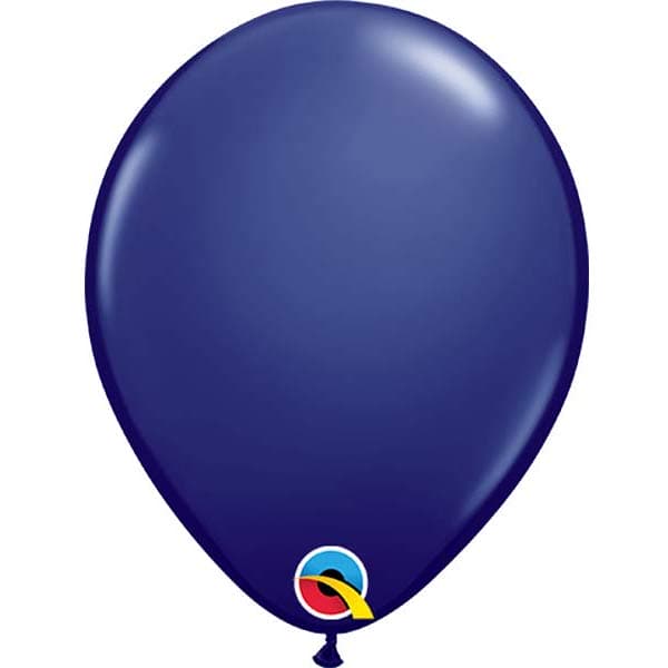 (image for) 11" Navy Blue Latex Balloons 25pk