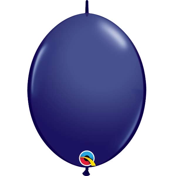 (image for) 12" Navy Quick Link Latex Balloons 50pk