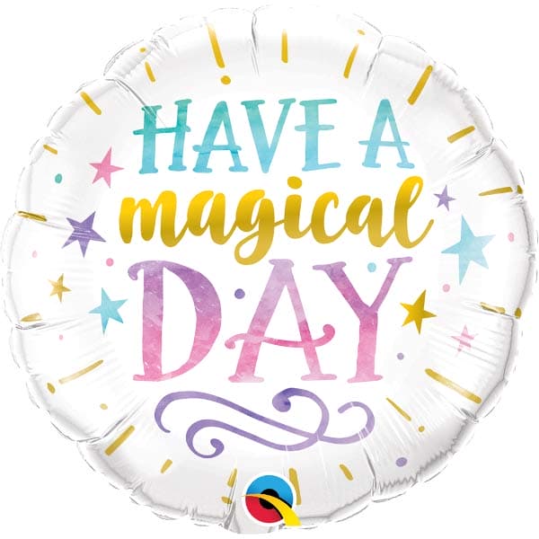 (image for) 18" Have A Magical Day Foil Balloons