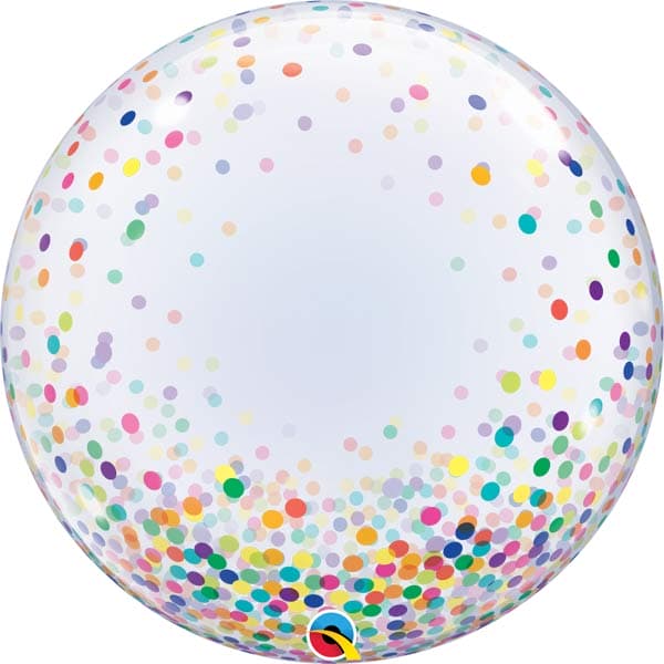 (image for) 24" Colourful Confetti Dots Deco Bubbles