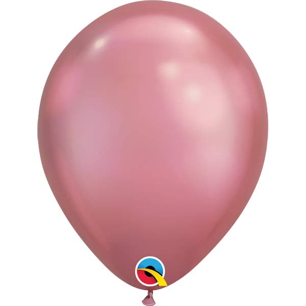 (image for) 11" Chrome Mauve Latex Balloons 100pk