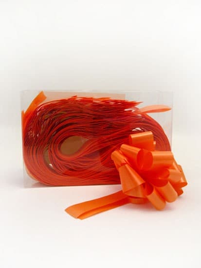 (image for) 2 Inch Orange Pull Bows x20