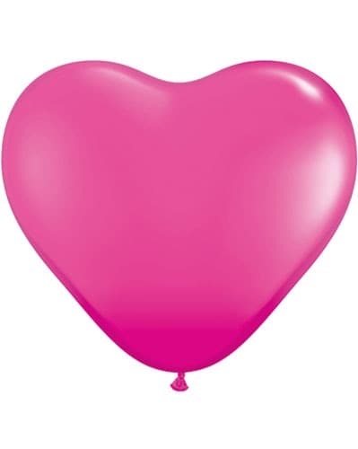 (image for) 11" Wild Berry Heart Latex Balloons 100pk