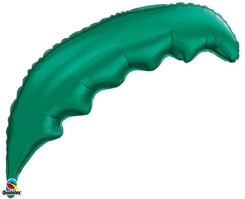 (image for) 36" Emerald Green Palm Frond Foil Balloon