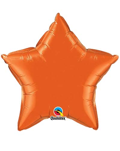 (image for) 20" Orange Star Foil Balloon