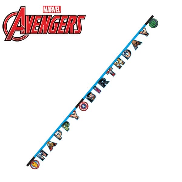 (image for) Might Avengers Happy Birthday Banner