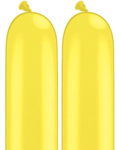 (image for) 350Q Yellow Modelling Balloons 100pk