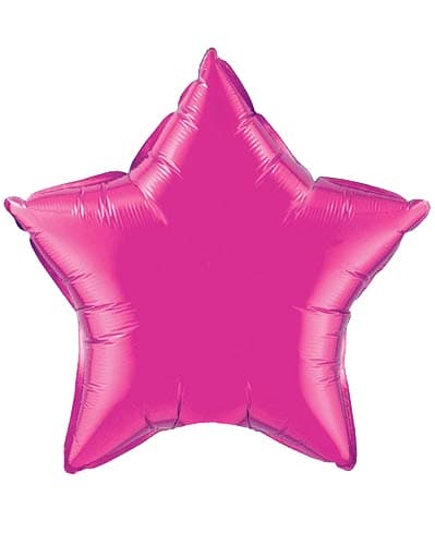 (image for) 4" Magenta Star Foil Balloon