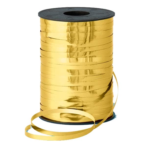 Metallic Gold Curling Ribbons 250m | Go International, UK