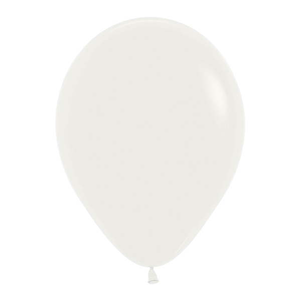 (image for) 12" Fashion Almond White Latex Balloons 50pk