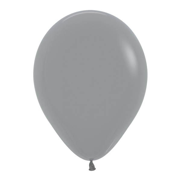 (image for) 12" Fashion Urban Grey Latex Balloons 50pk