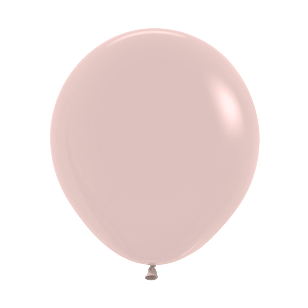 18" Fashion Creamy Blush Latex Balloons 25pk