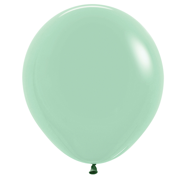 18" Pastel Dusk Green Tea Latex Balloons 25pk