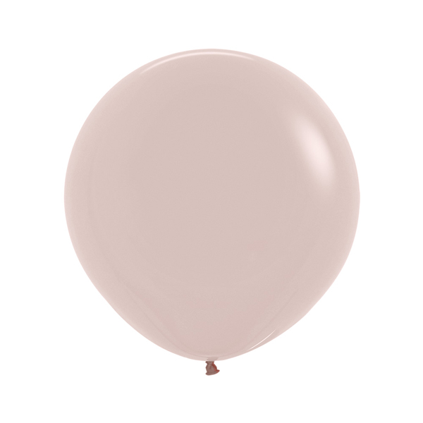 24" Fashion Creamy Blush Latex Balloons 3pk