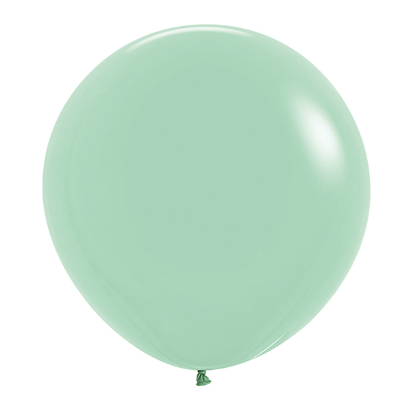 (image for) 24" Pastel Dusk Green Tea Latex Balloons 3pk