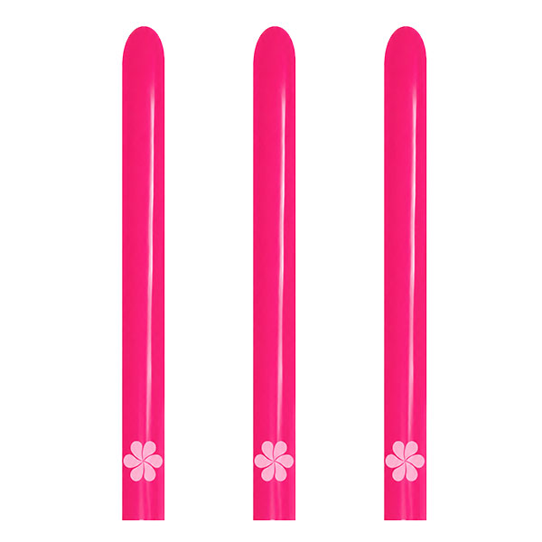 260 Fashion Cosmo Pink Modelling Latex Balloons 50pk
