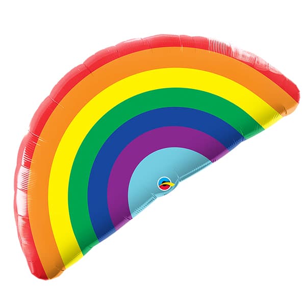 (image for) Bright Rainbow Supershape Balloons