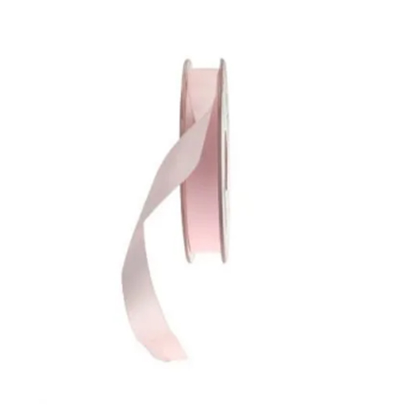 (image for) Baby Pink Double Faced Satin Ribbon 25mm x 20m