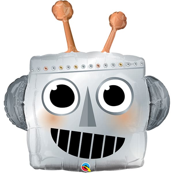 (image for) Robot Head Supershape Balloons