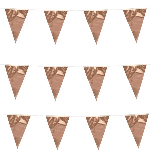 (image for) Metallic Rose Gold Giant Bunting