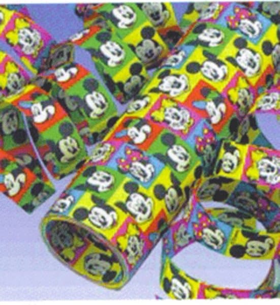 (image for) 9 Disney Mickey Mouse Throw Streamers