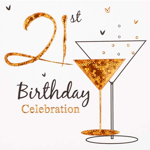 (image for) 21st Birthday Party Invitations 6pk