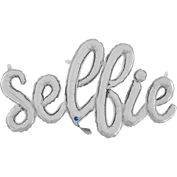 (image for) 43" Selfie Script Air Fill Balloons