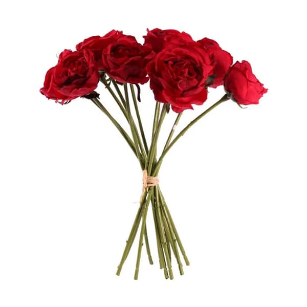 (image for) Red Tea Rose Bunch x12