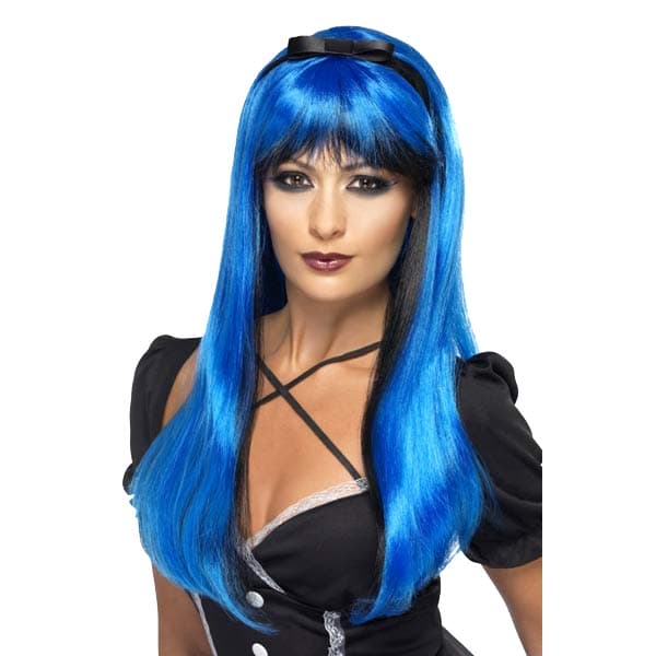 (image for) Blue Over Black Bewitching Wig