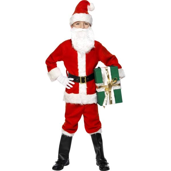 (image for) Boys Deluxe Santa Fancy Dress Costumes