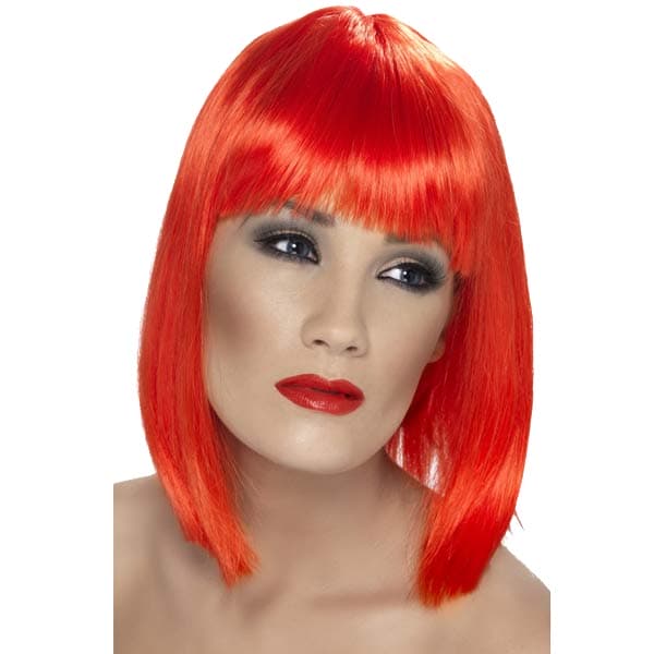 (image for) Neon Red Glam Wigs