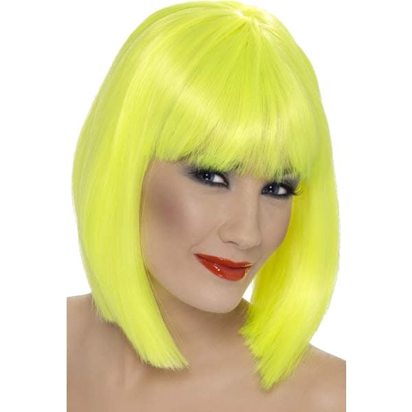 (image for) Neon Yellow Glam Wigs