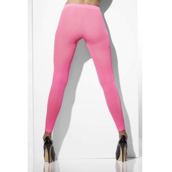 (image for) Neon Pink Footless Tights