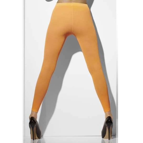 (image for) Neon Orange Footless Tights