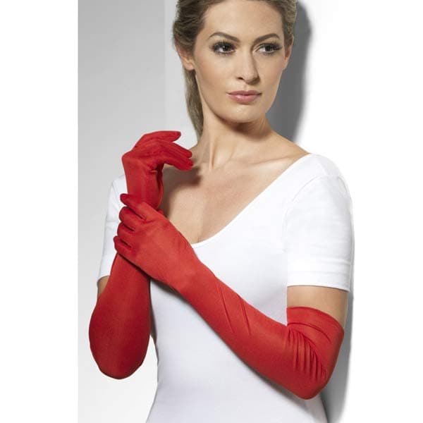 (image for) Long Red Gloves 52cm