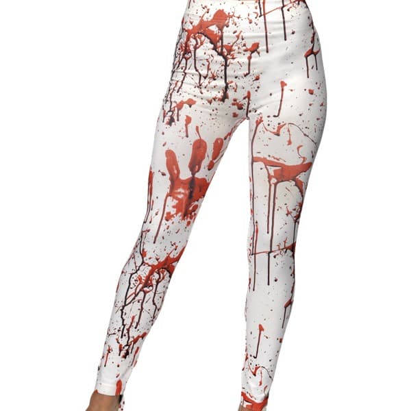 (image for) White Horror Leggings