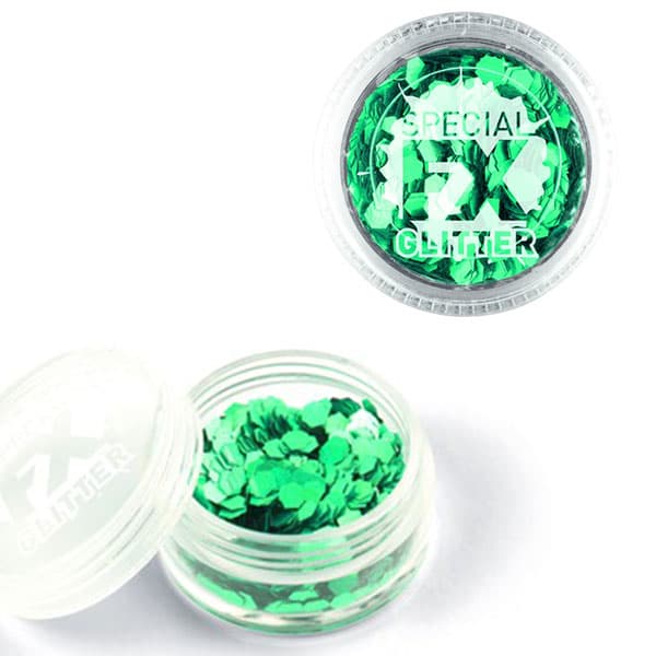 (image for) Aqua Green Confetti Glitter