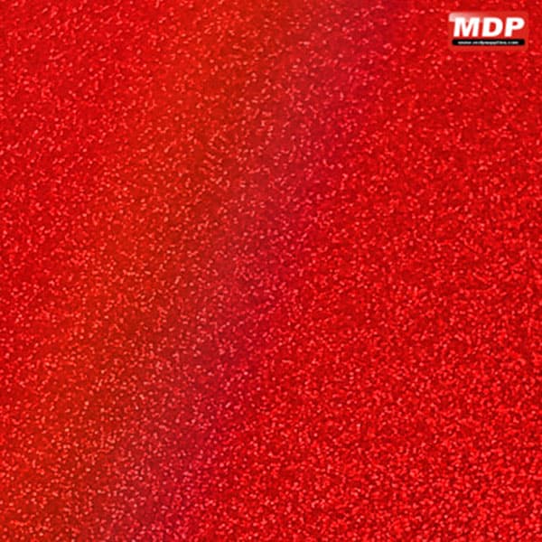 (image for) Intense Sparkles Red Opaque Vinyl 1m