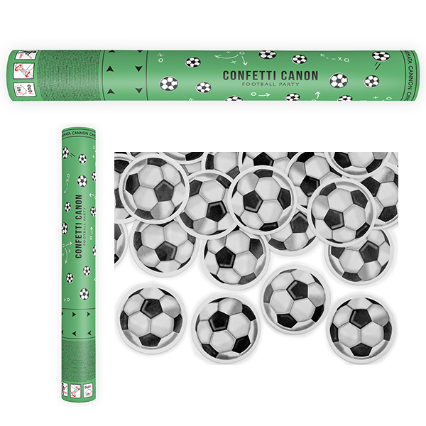 (image for) 40cm Footballs Confetti Cannon