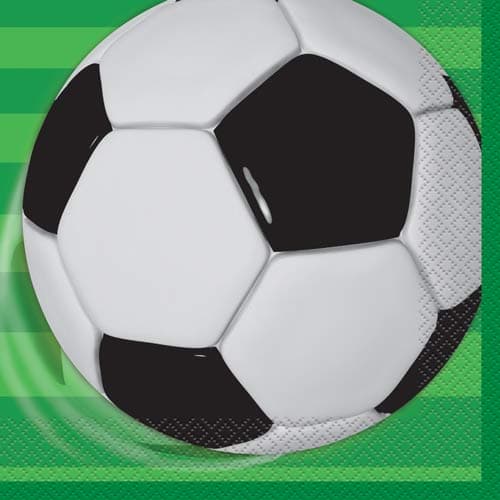 (image for) 3D Football Lunch Napkins 16pk