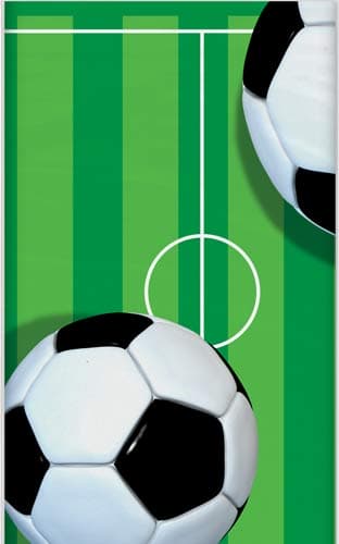 (image for) 3D Football Plastic Tablecover 1pk