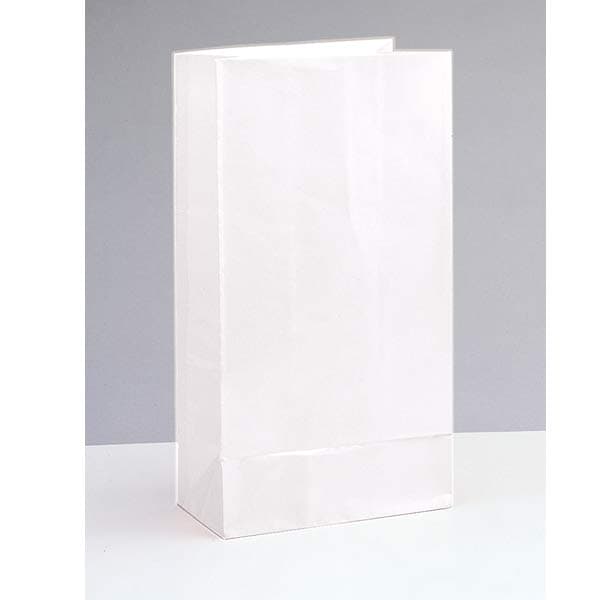 (image for) White Paper Party Bags 12pk