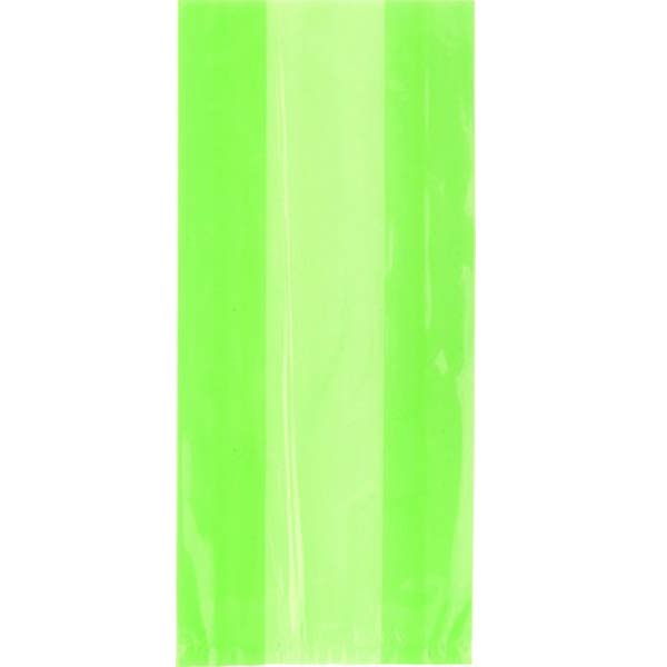 (image for) Lime Green Cello Bags x30