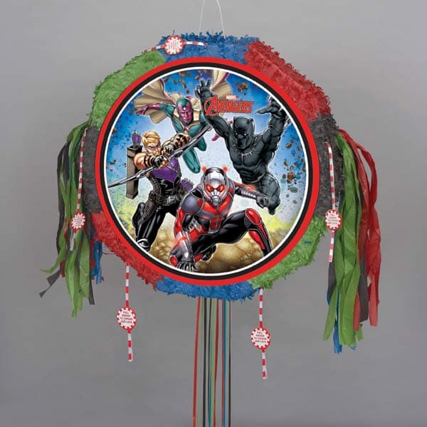 (image for) New Avengers Drum Pull Pop Pinata