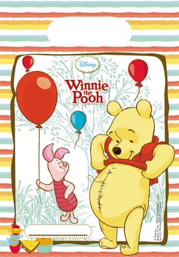 (image for) Winnie Sweet Party Loot Bags x6