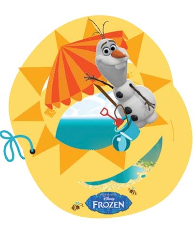 (image for) Summer Olaf Invitations x6